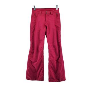 North Face Women's Hyvent Nylon Ski Snow Pants Size XS Hot Pink